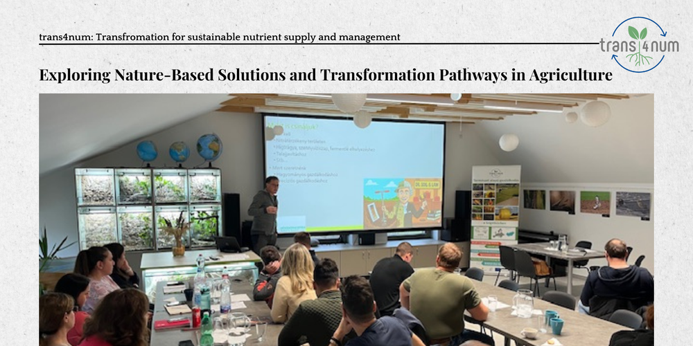 Exploring NBS and transformation pathways in agriculture