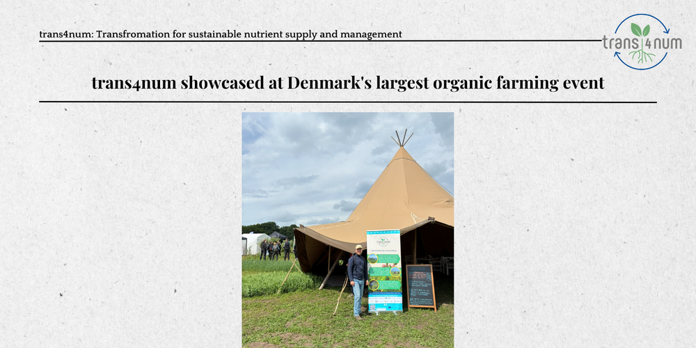 trans4num showcased at Denmark's largest organic farming event